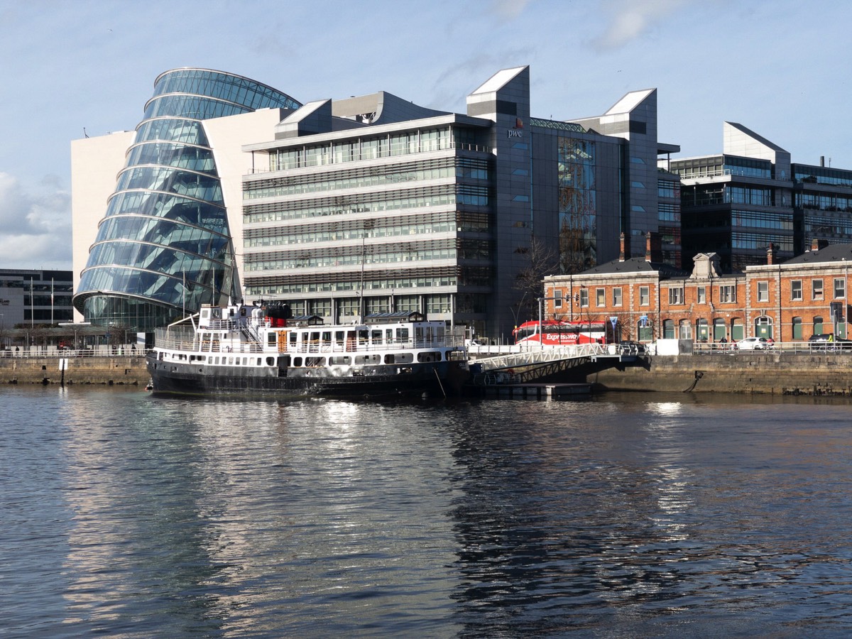 NORTH WALL QUAY AS SEEN FORM SIR JOHN ROGERSON