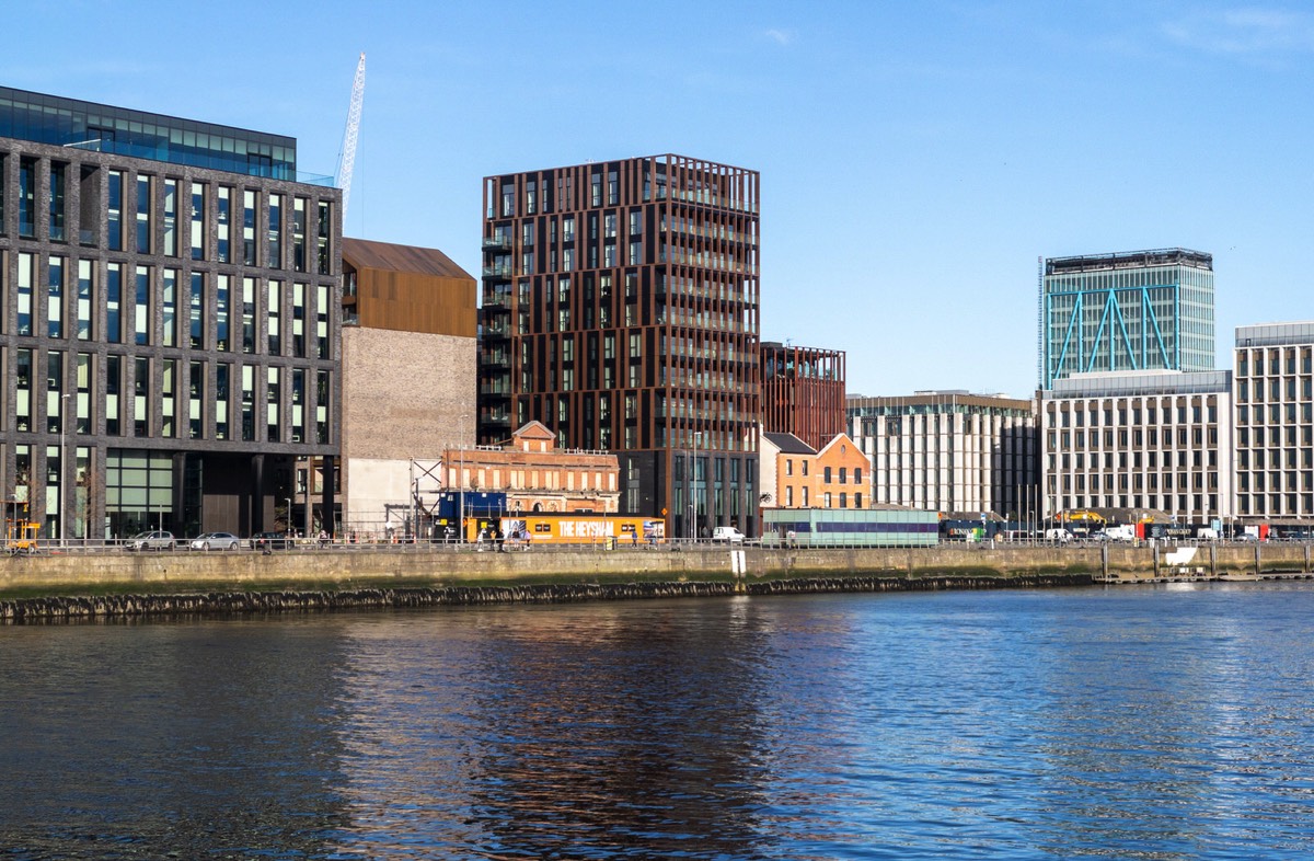 NORTH WALL QUAY AS SEEN FORM SIR JOHN ROGERSON