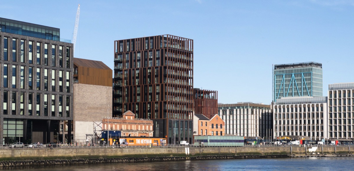 NORTH WALL QUAY AS SEEN FORM SIR JOHN ROGERSON