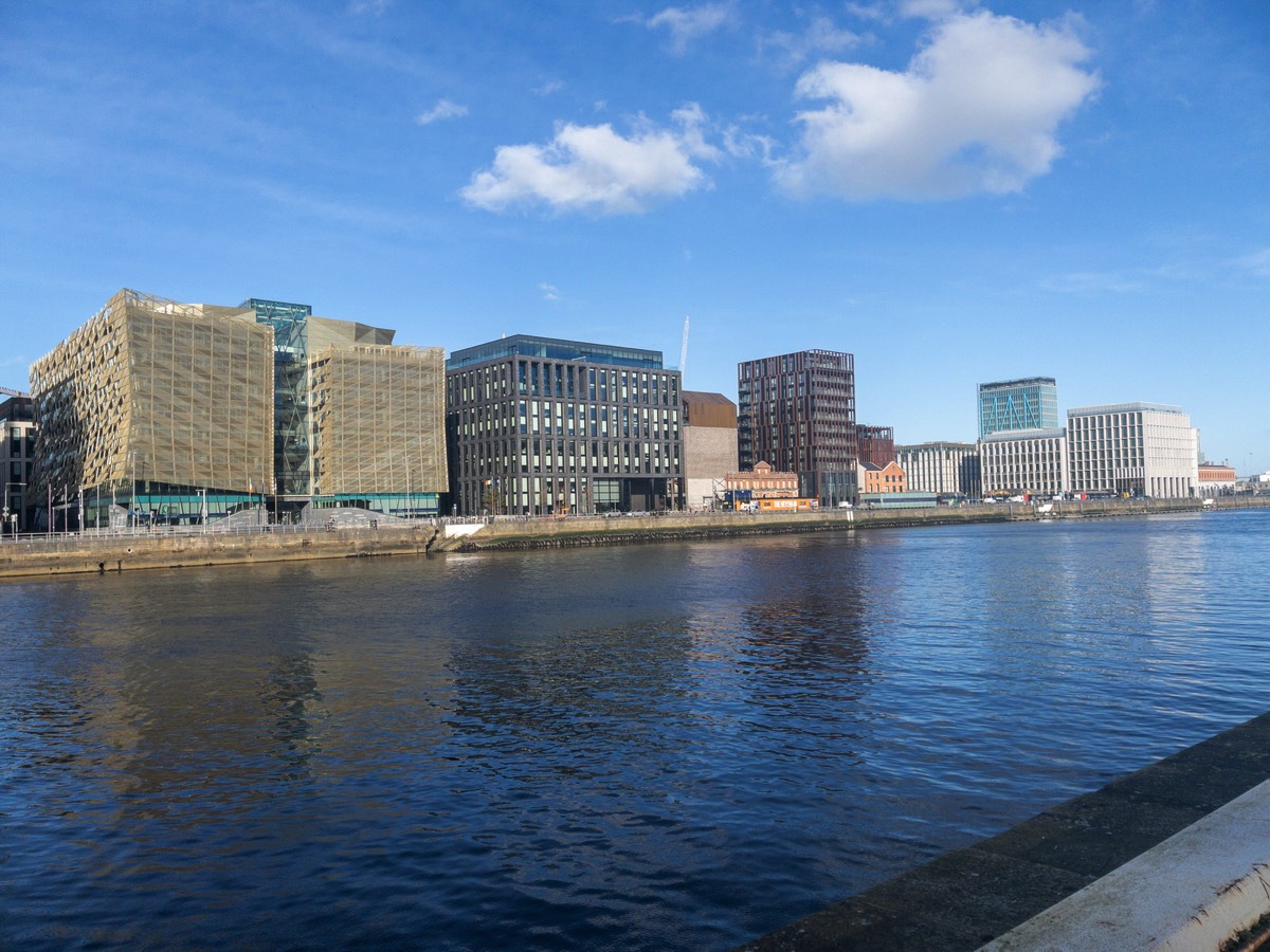 NORTH WALL QUAY AS SEEN FORM SIR JOHN ROGERSON