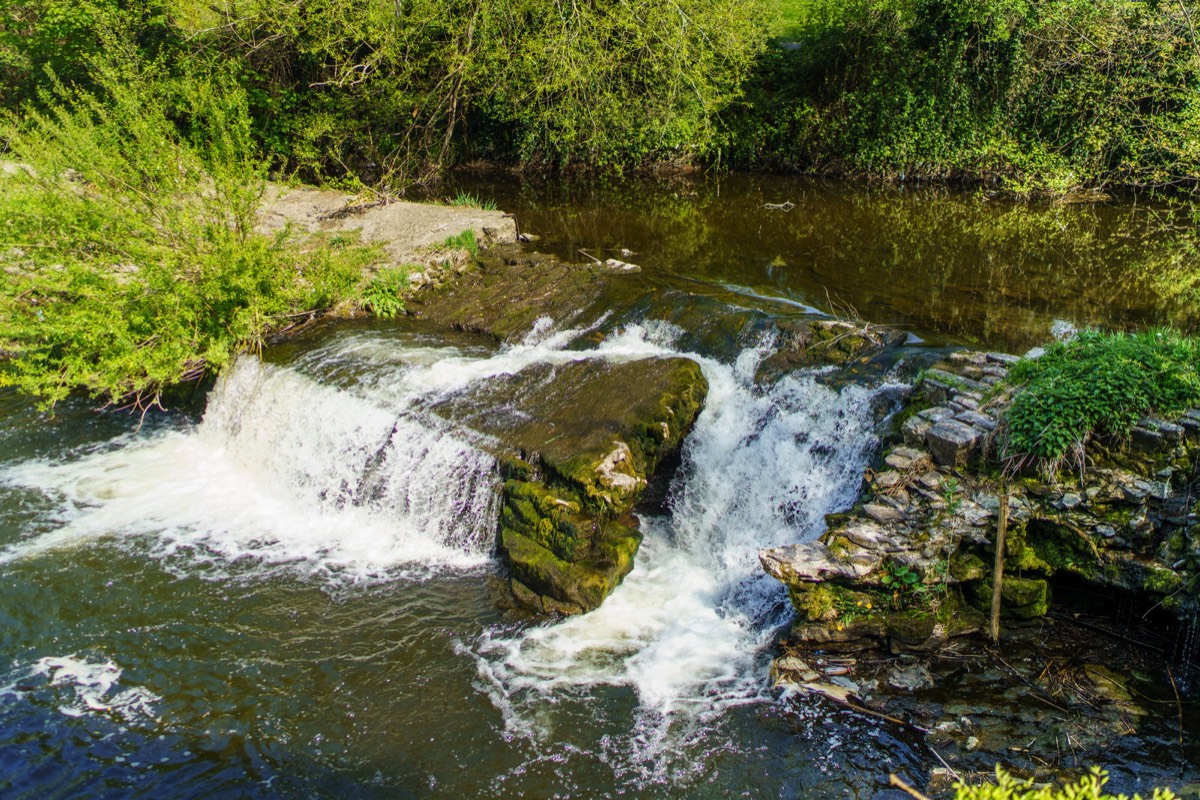 THE RIVER DODDER AT MILLTOWN NEAR THE PACKHORSE BRIDGE  007