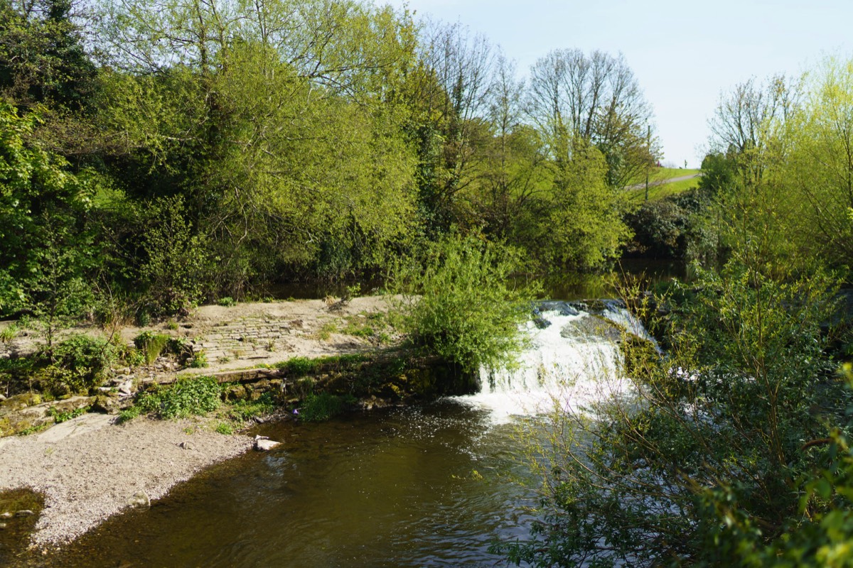 THE RIVER DODDER AT MILLTOWN NEAR THE PACKHORSE BRIDGE  008