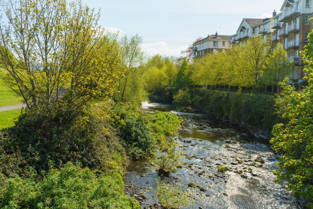 THE RIVER DODDER AT MILLTOWN NEAR THE PACKHORSE BRIDGE  019