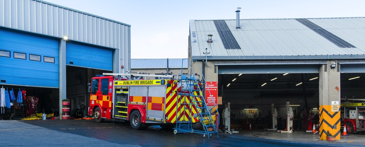 DUBLIN FIRE BRIGADE MAINTENANCE DEPOT  AT STABLE LANE  003