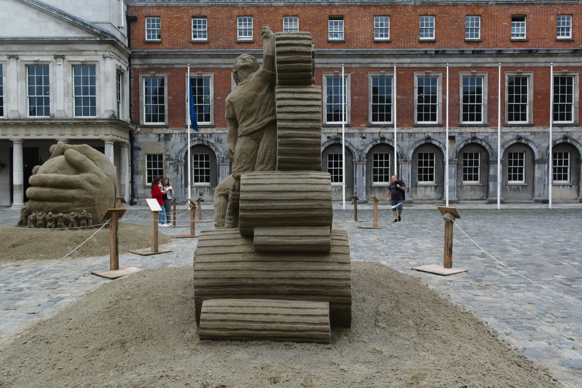 SAND SCULPTURES 2021 AT DUBLIN CASTLE 002