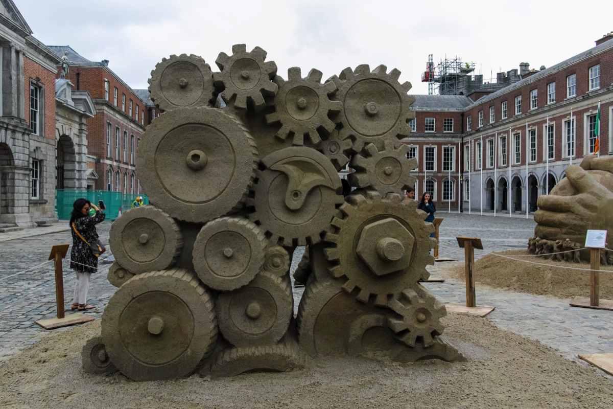 SAND SCULPTURES 2021 AT DUBLIN CASTLE 004