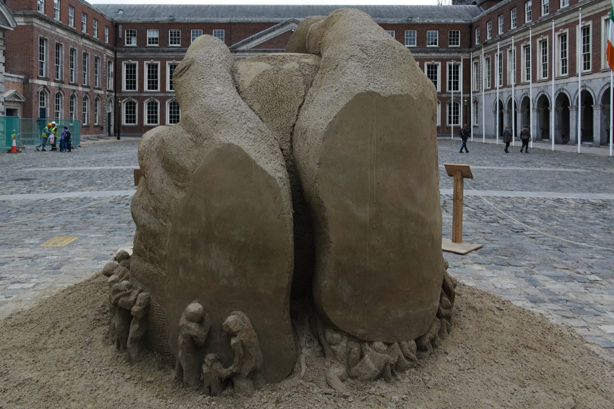 SAND SCULPTURES 2021 AT DUBLIN CASTLE 006