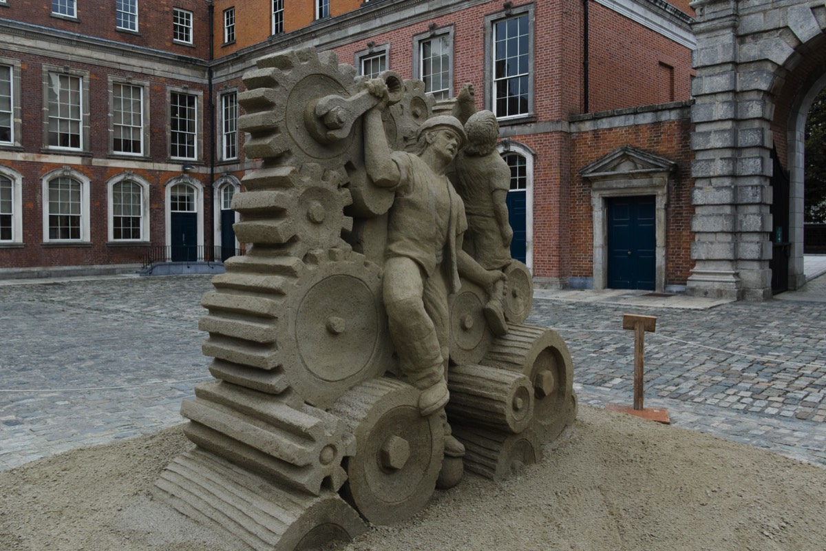 SAND SCULPTURES 2021 AT DUBLIN CASTLE 007