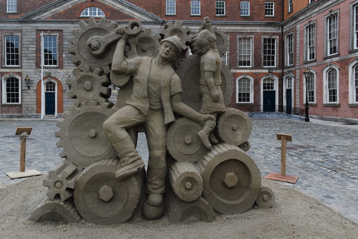 SAND SCULPTURES 2021 AT DUBLIN CASTLE 008