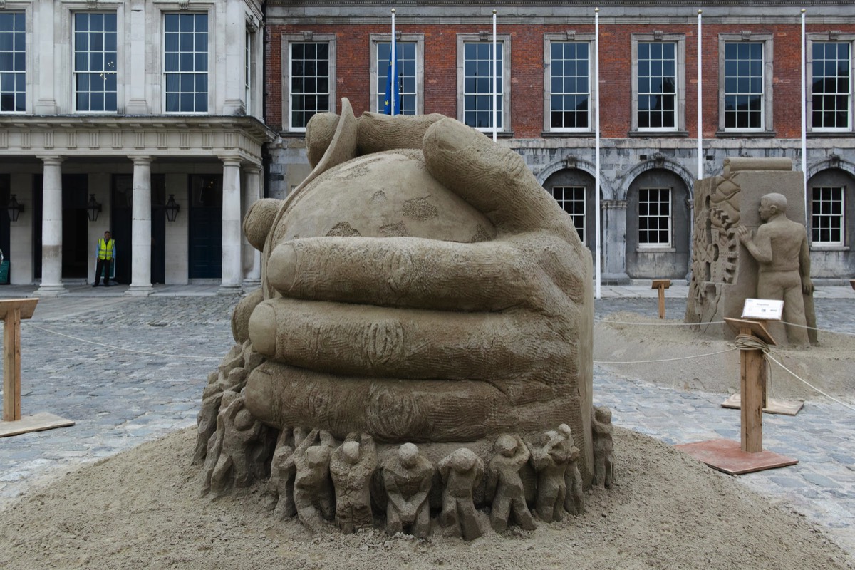 SAND SCULPTURES 2021 AT DUBLIN CASTLE 009