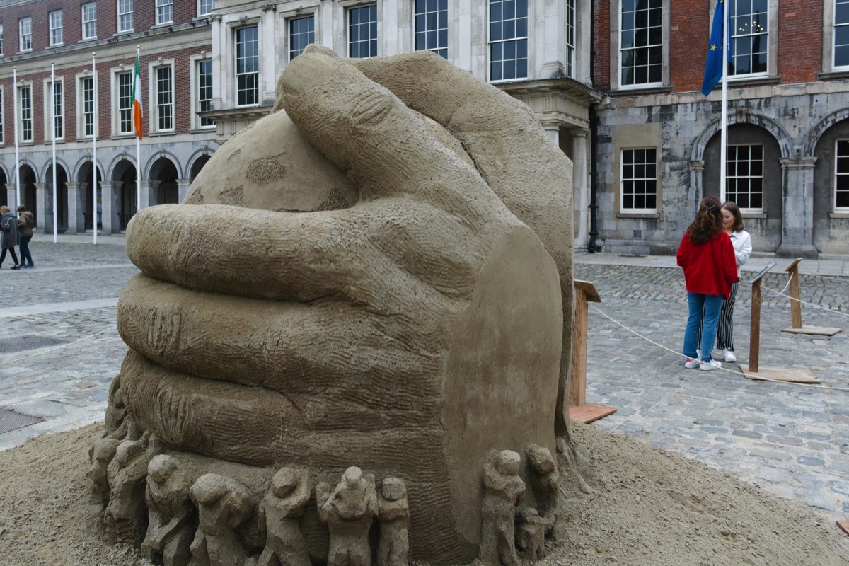 SAND SCULPTURES 2021 AT DUBLIN CASTLE 010