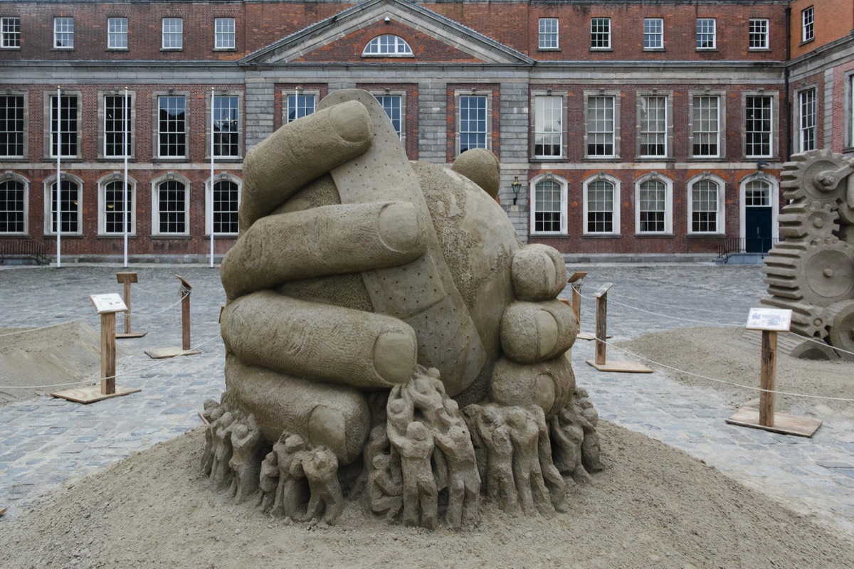 SAND SCULPTURES 2021 AT DUBLIN CASTLE 014