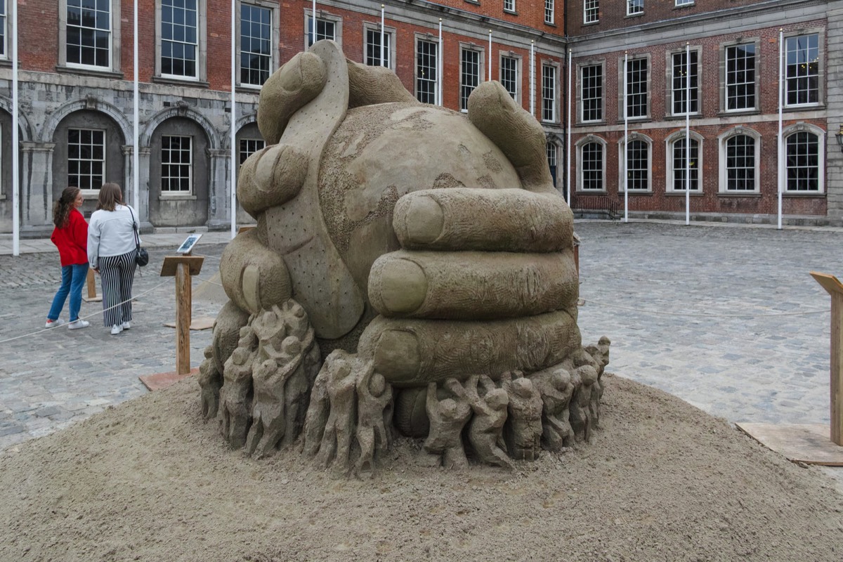 SAND SCULPTURES 2021 AT DUBLIN CASTLE 015