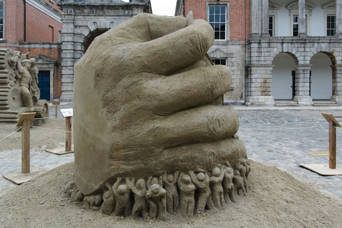 SAND SCULPTURES 2021 AT DUBLIN CASTLE 017