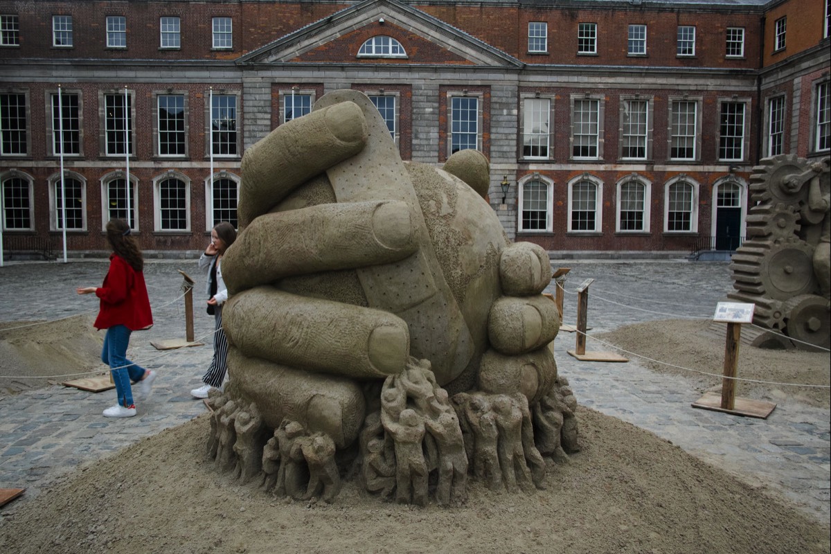 SAND SCULPTURES 2021 AT DUBLIN CASTLE 018