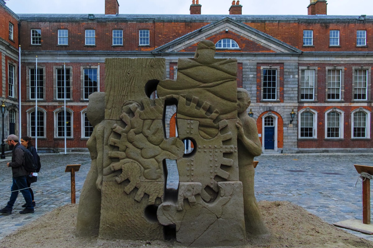 SAND SCULPTURES 2021 AT DUBLIN CASTLE 019