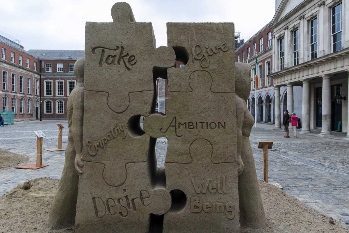 SAND SCULPTURES 2021 AT DUBLIN CASTLE 023