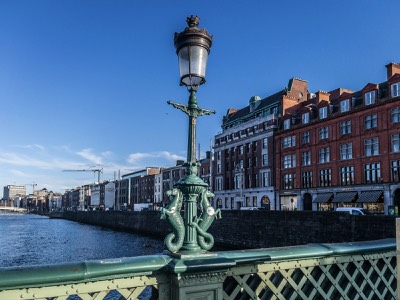  GRATTAN BRIDGE ACROSS THE RIVER LIFFEY 