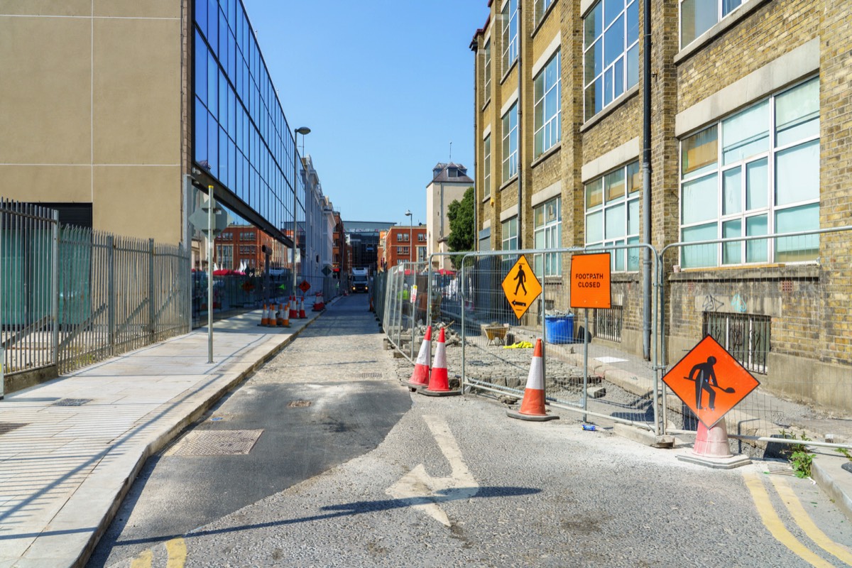 WOLFE TONE STREET IS BEING RESURFACED 001