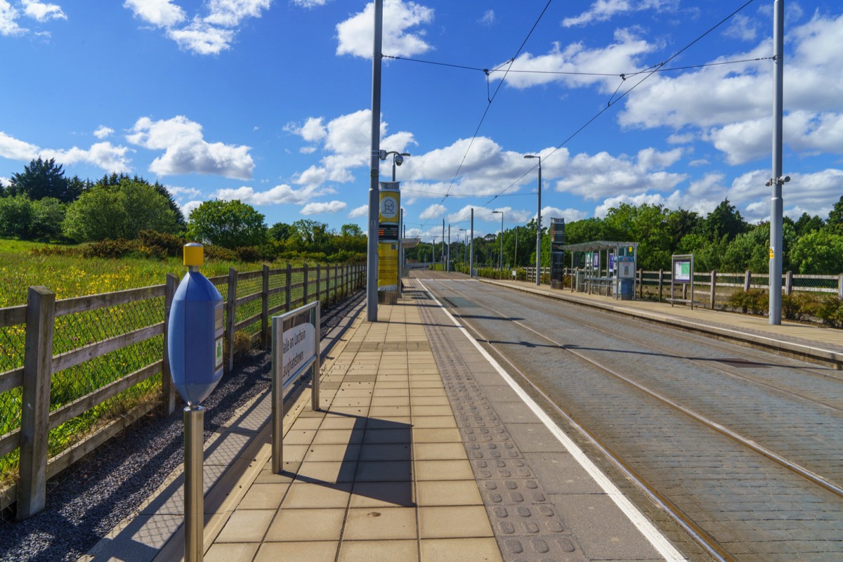 LEHAUNSTOWN LANE - LAUGHANSTOWN TRAM STOP ON THE GREEN LINE 