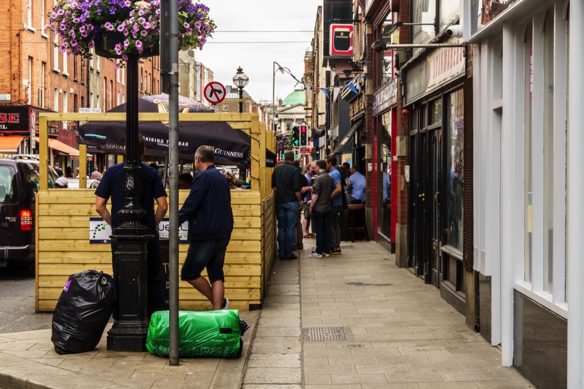 THE FIRST WEEKEND OF OUTDOOR DINING - CAPEL STREET  001