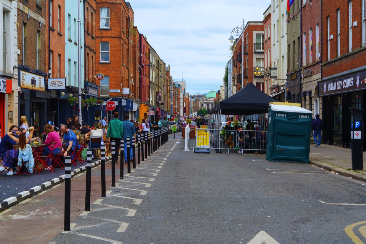 THE FIRST WEEKEND OF OUTDOOR DINING - CAPEL STREET  015