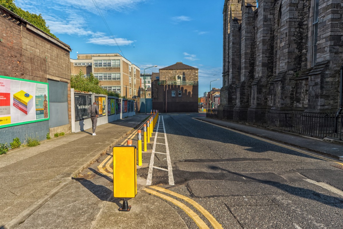 PENCIL BOLLARDS ALONG ST. MARY