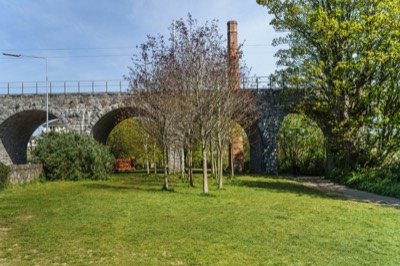  nine arches, stone bridge, railway bridge, tram bridge, tram service, green line,Shanagarry Chimney, William murphy, Infomatique, Fotonique, Sony, A7RIV,  