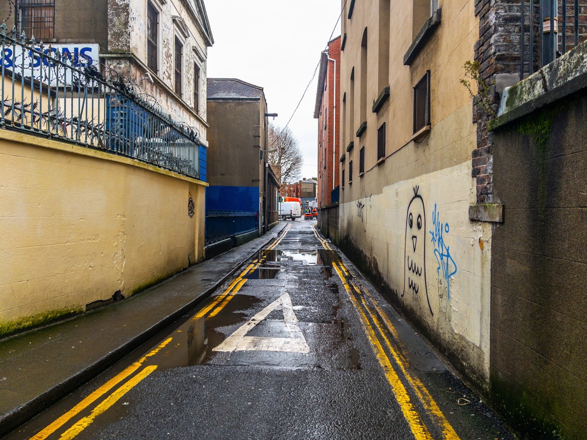 A COMPLEX OF OLD LANES NORTH ANNES STREET - CUCKOO LANE - GEORGE