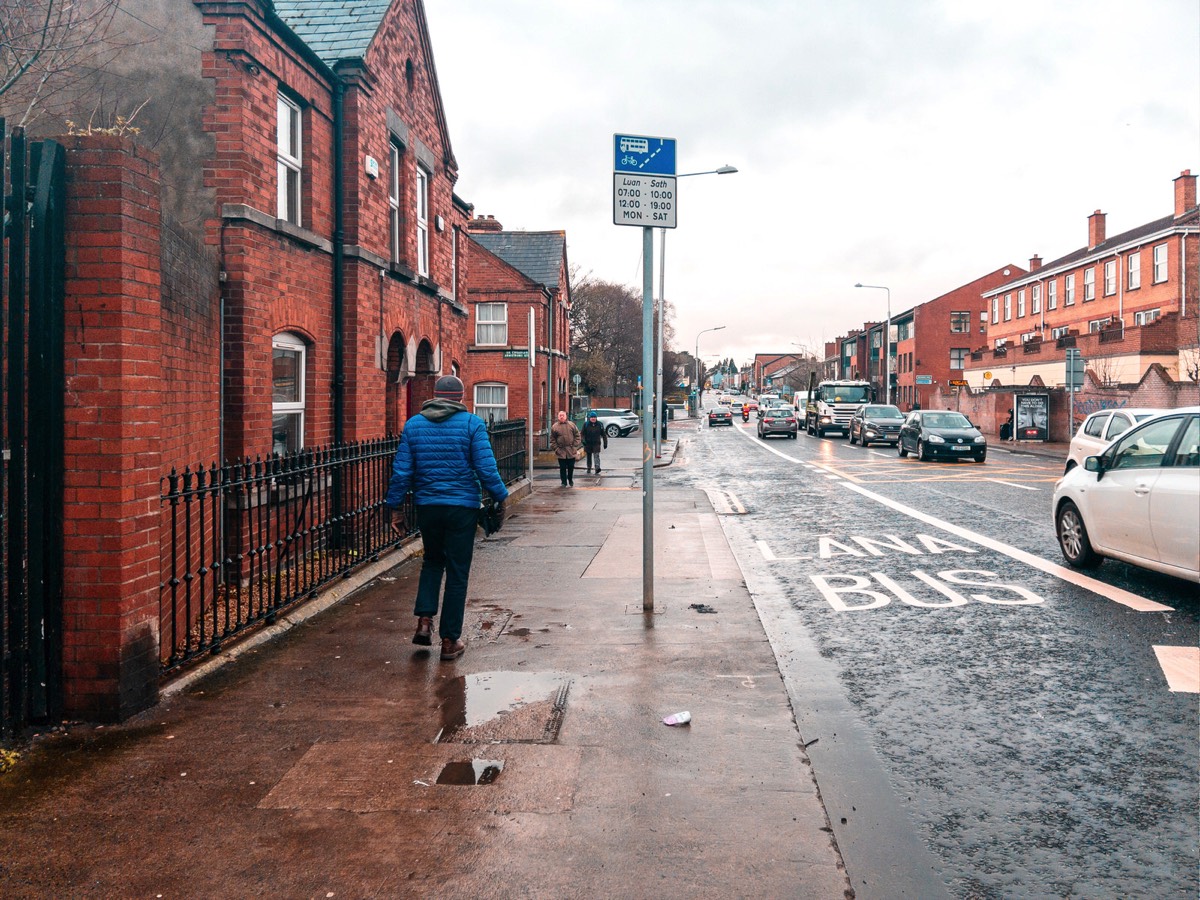 HAROLDS CROSS ROAD ON A REALLY WET COLD DAY 001