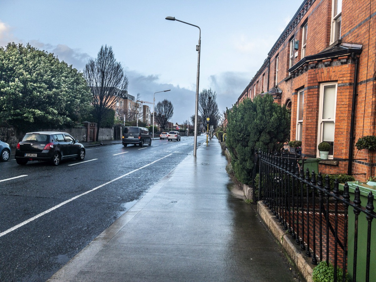 IT WAS BLOWING UP A STORM AS I WALKED ALONG HAROLD