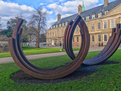  DO YOU LIKE CORTEN STEEL -  217.5º ARC x 12 BY BERNAR VENET 