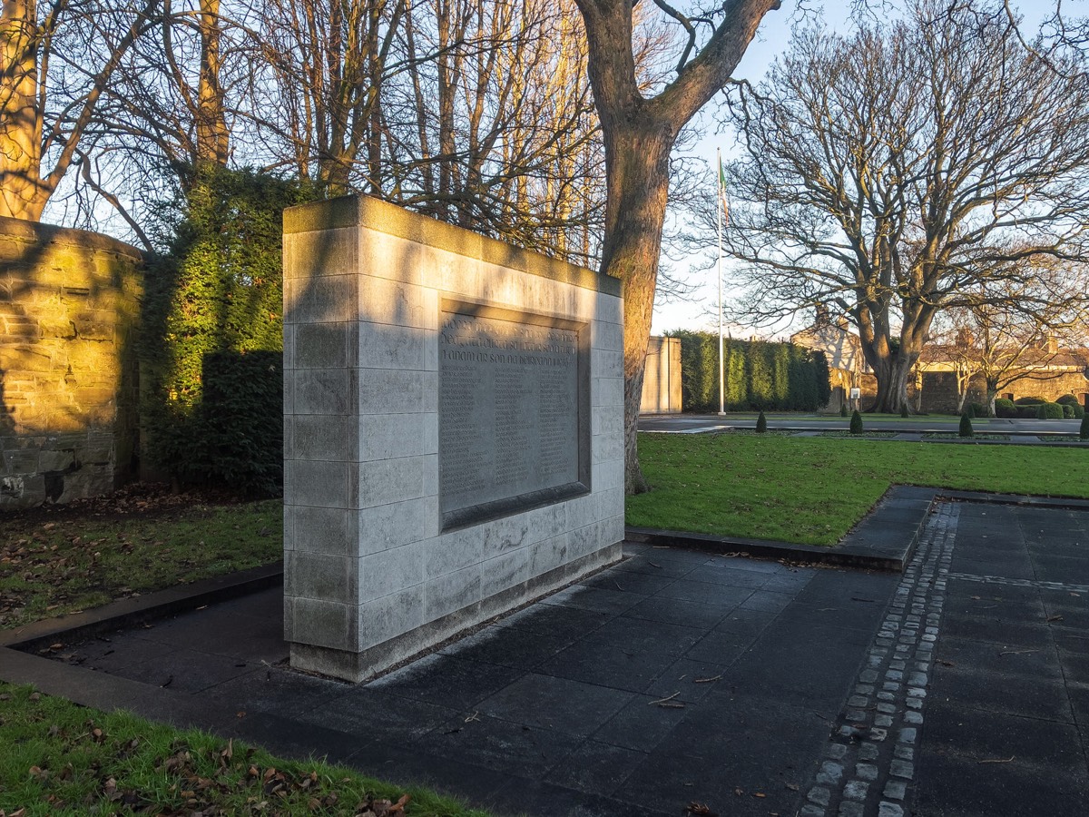 FOURTEEN OF THE SIXTEEN 1916 RISING LEADERS ARE BURIED HERE  -  ARBOUR HILL 005