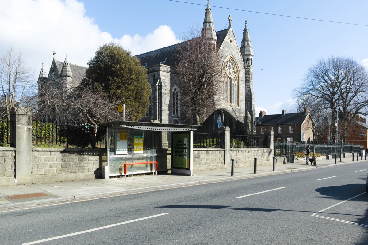 AUGHRIM STREET PARISH CHURCH  AT THE CORNER  OF AUGHRIM STREET  AND ST JOSEPH