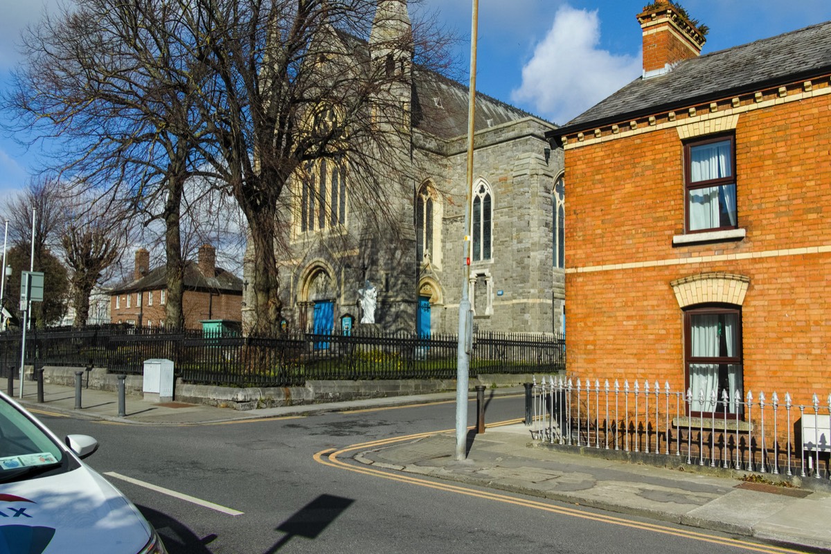 AUGHRIM STREET PARISH CHURCH  AT THE CORNER  OF AUGHRIM STREET  AND ST JOSEPH