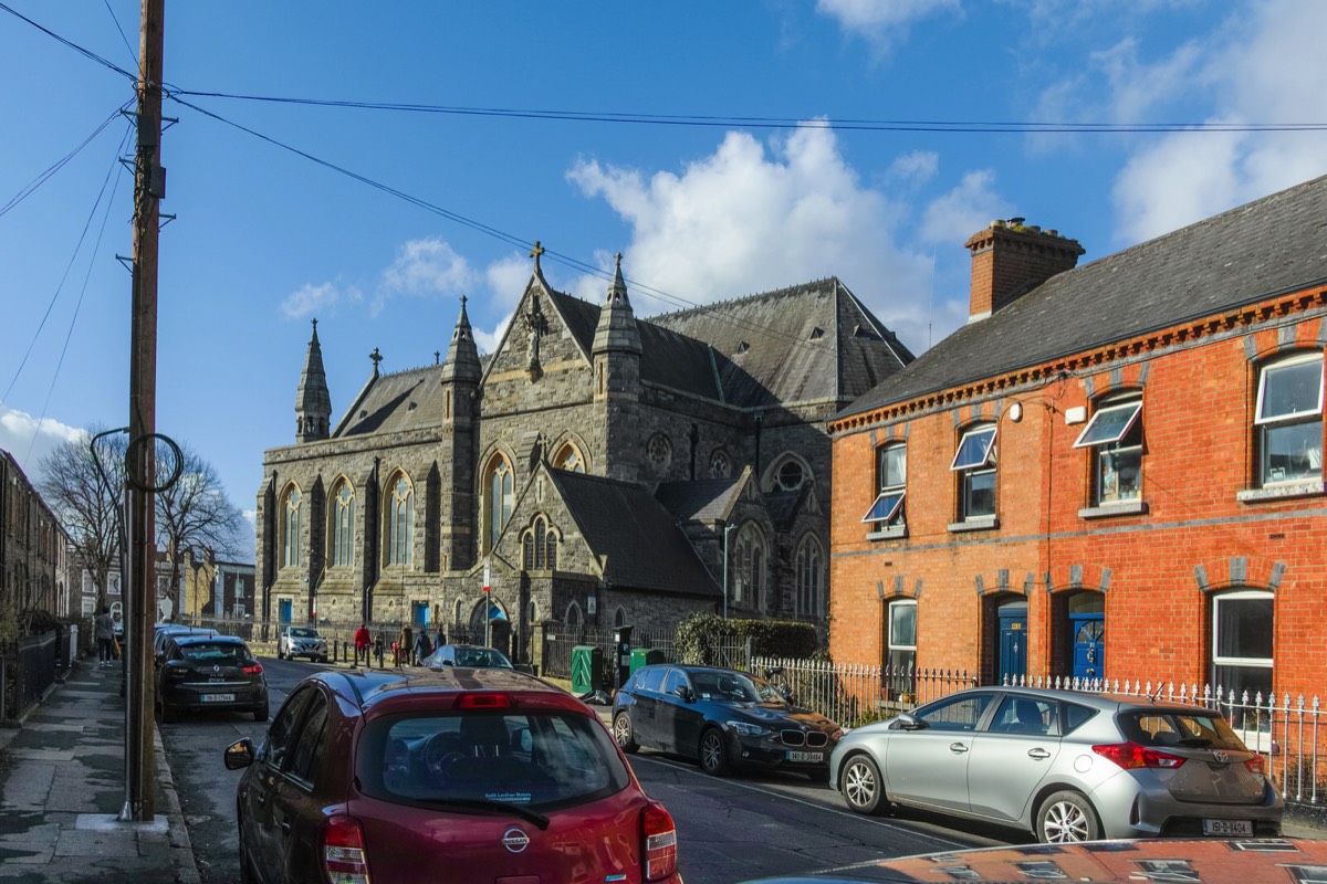 AUGHRIM STREET PARISH CHURCH  AT THE CORNER  OF AUGHRIM STREET  AND ST JOSEPH