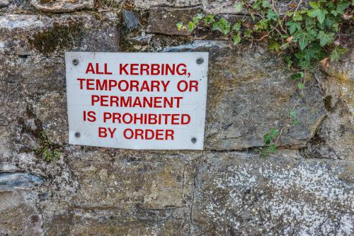 ST MARY'S CHURCH OF IRELAND GRAVEYARD -  KERBING PROHIBITED  024