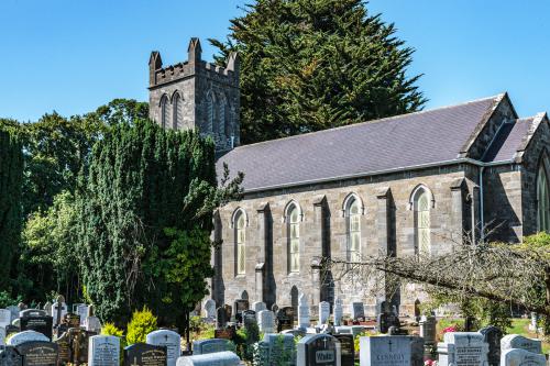 ST MARY'S CHURCH OF IRELAND GRAVEYARD -  KERBING PROHIBITED  003