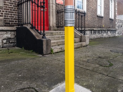  ST MARY'S PLACE NORTH - STREET MARKINGS INDICATING A SCHOOL ZONE  