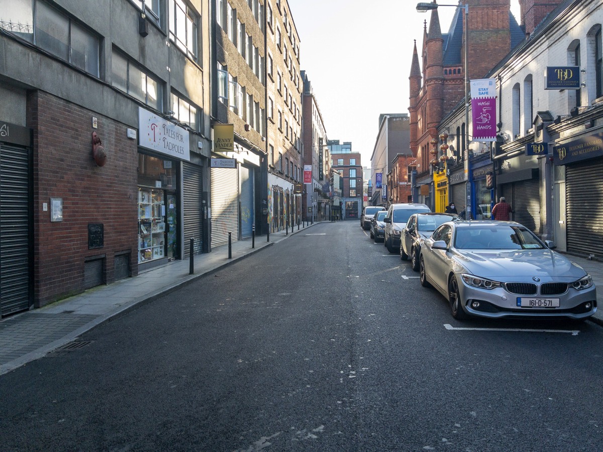 DRURY STREET - MUCH OF THE PEDESTRIANISATION MAY BE REVERSED POST COVID  007