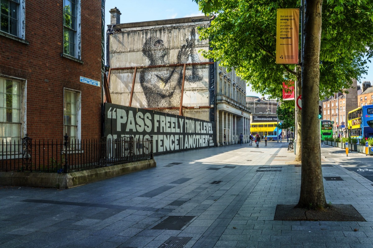 PASS FREELY BY STREET ARTIST ASBESTOS - A HUGH LANE GALLERY COLLABORATION  004