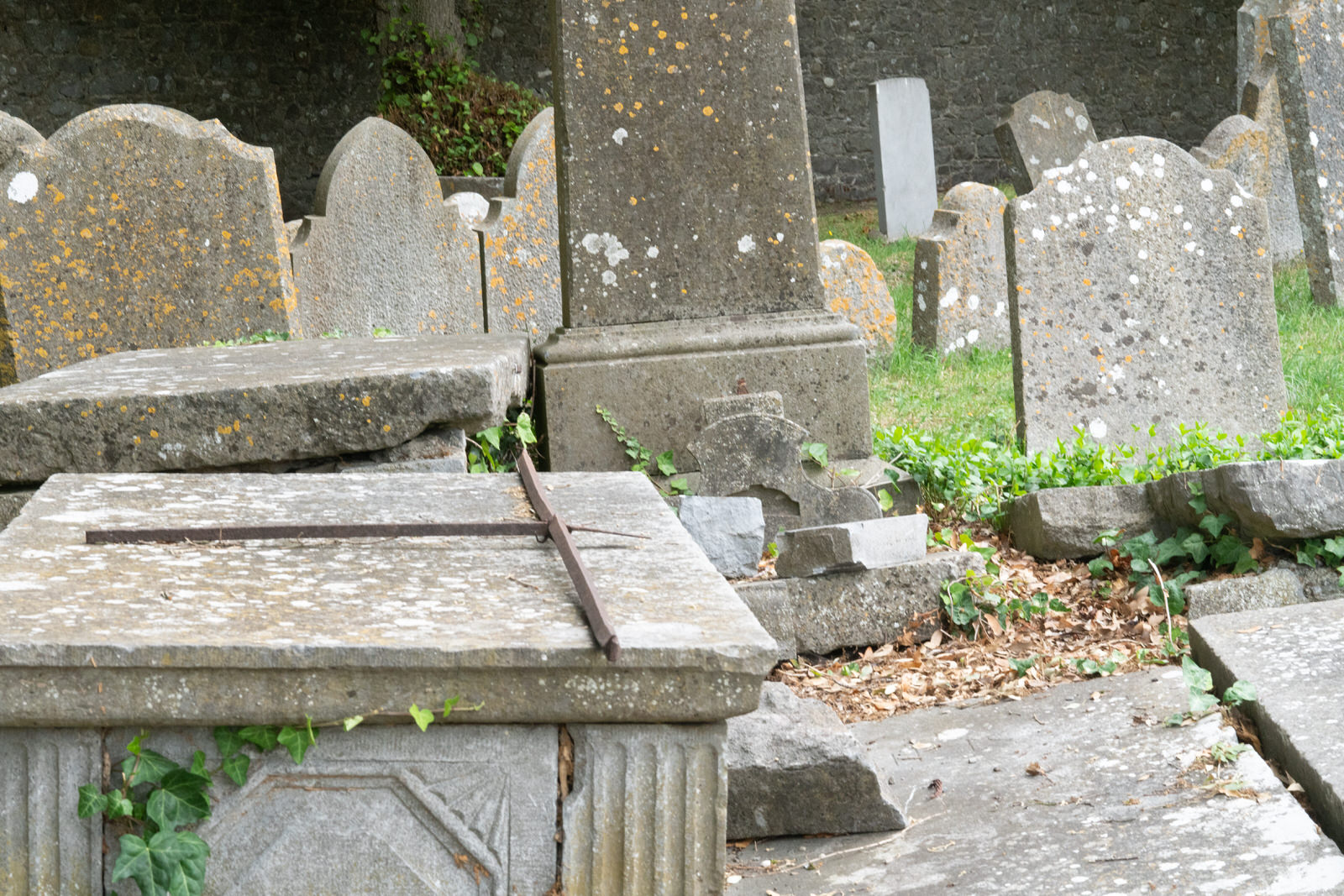  This old churchyard is known as St. John’s and it is located on Dublin Road. 