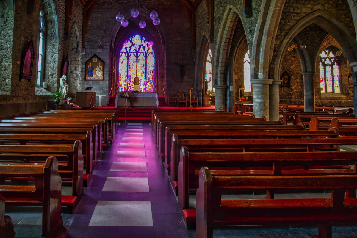 STAINED GLASS AT THE BLACK ABBEY