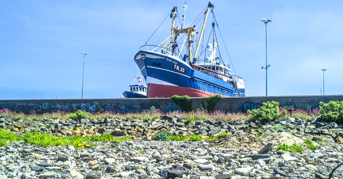 FISHING BOATS UNDERGOING MAINTENANCE  AT HOWTH BOAT YARD - 9 JANUARY 2009  005