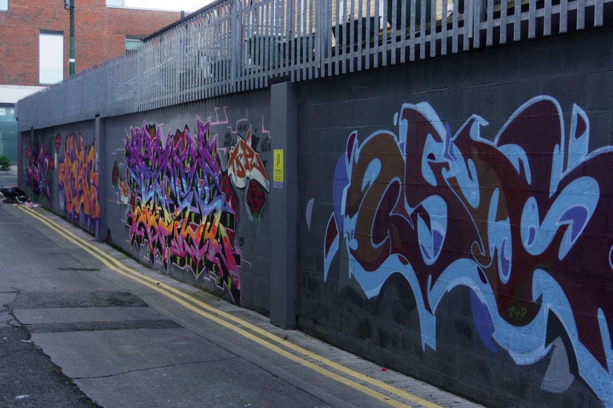 GRAFFITI WALL  AT ORMOND PLACE 005