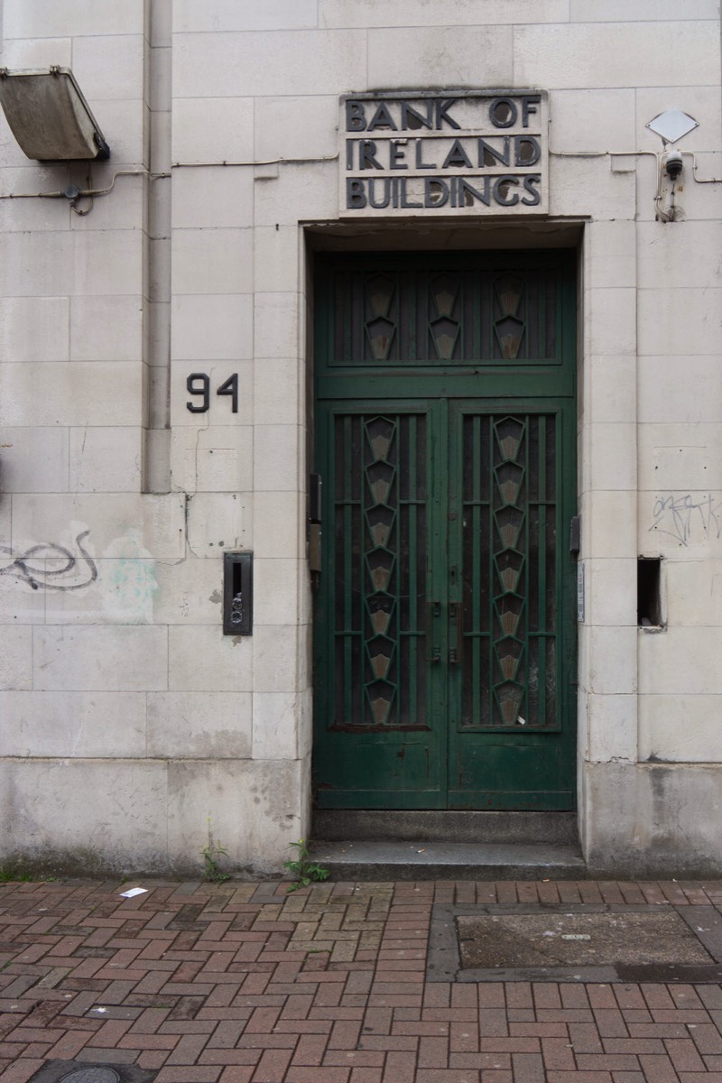 FORMER BANK OF IRELAND ART DECO BUILDING  ROYAL AVENUE IN BELFAST 003