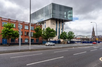 ULSTER UNIVERSITY BELFAST CAMPUS PHOTOGRAPHED MAY 2015