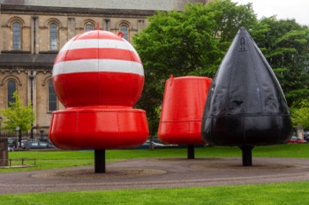 THE BELFAST BUOYS AT THEIR ORIGINAL LOCATION - PHOTOGRAPHED MAY 2015 