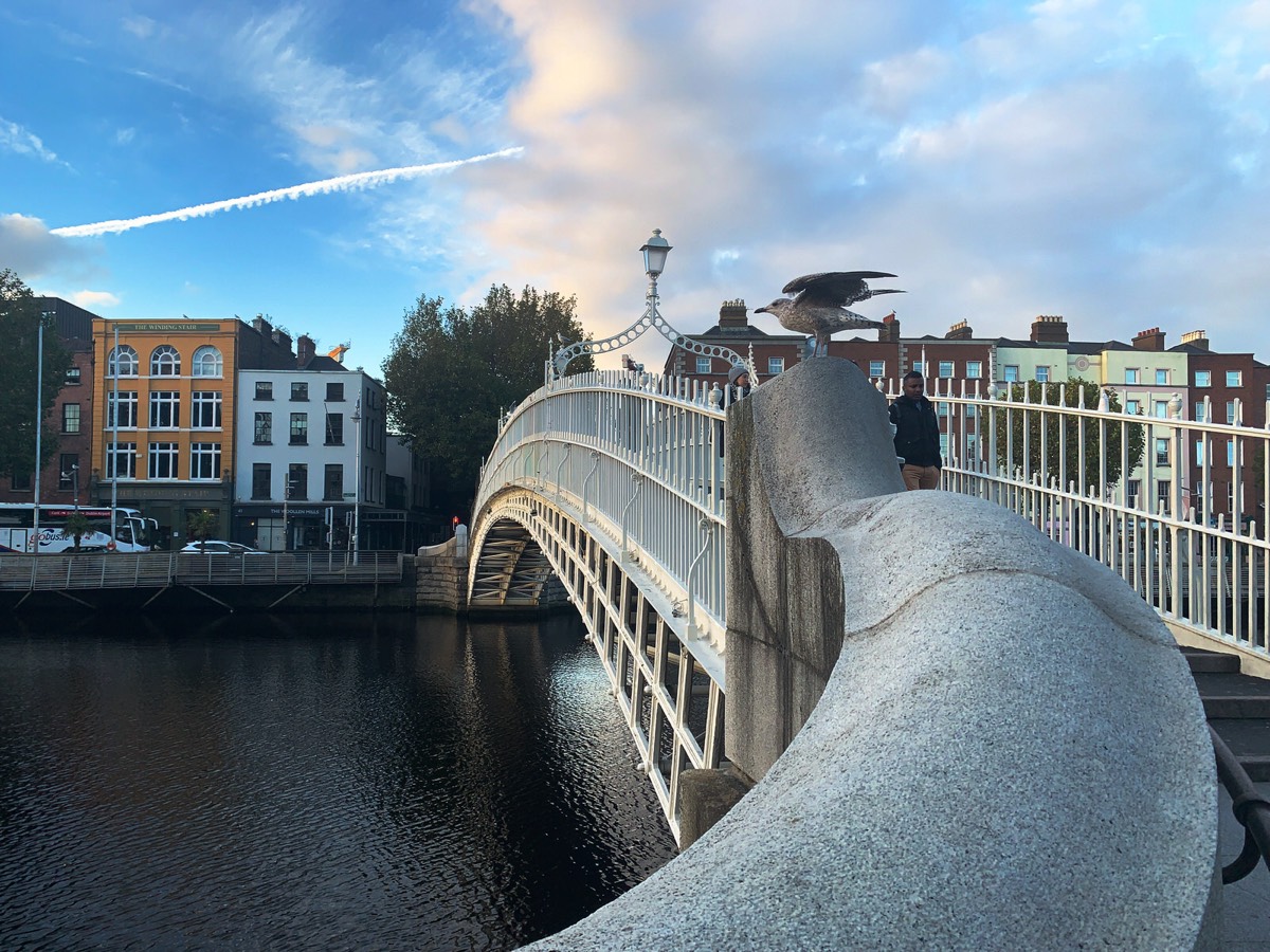 HALF PENNY BRIDGE ON ASTON QUAY  003