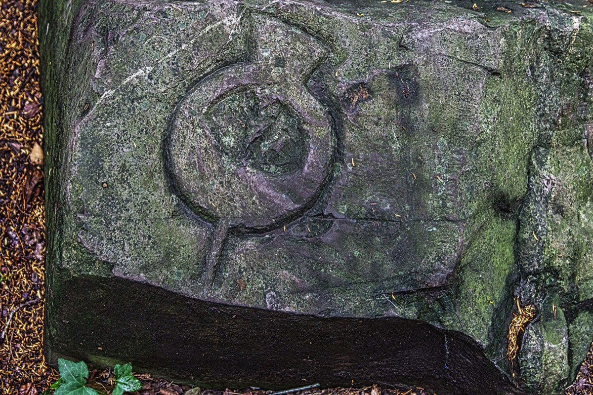 ROCK CARVING AT SAINT ANNE